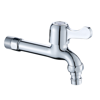 Χαλκού πολυλειτουργική βρύση για πλυντήριο ρούχων και νεροχύτη, βαλβίδα γρήγορης έναρξης, ηλεκτροπλατιωμένη επιφάνεια, μοντέρνος μινιμαλισμός, 1,6 MPa