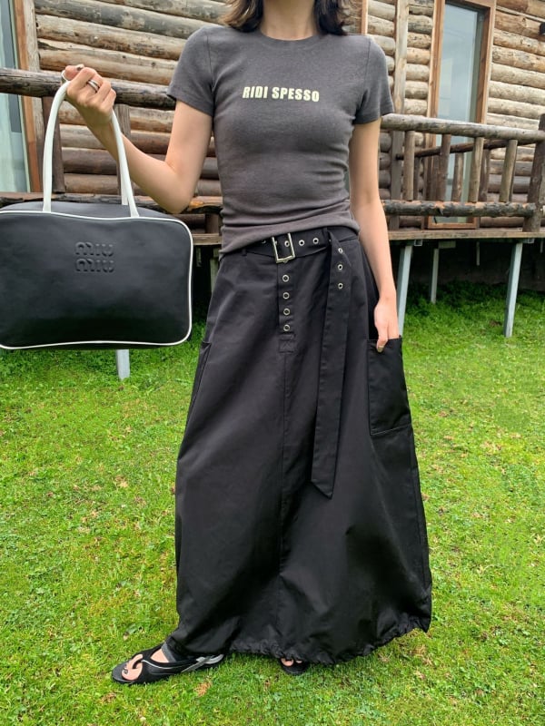 UNITY MODE Radna suknja - Jednobojna, Pamučna smjesa, 30–50% Poliester, Duga suknja, Proljeće 2026