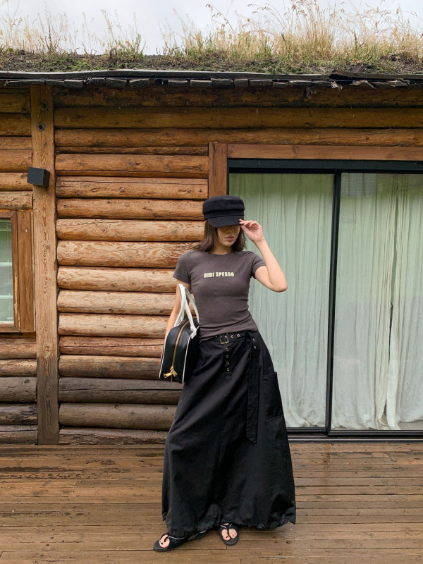 UNITY MODE Radna suknja - Jednobojna, Pamučna smjesa, 30–50% Poliester, Duga suknja, Proljeće 2026