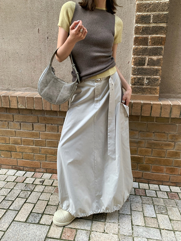 UNITY MODE Radna suknja - Jednobojna, Pamučna smjesa, 30–50% Poliester, Duga suknja, Proljeće 2026