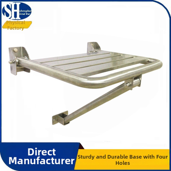 Καρέκλα μπάνιου από ανοξείδωτο χάλυβα 304 για ηλικιωμένους – αντιολισθητική, χωρίς εμπόδια καρέκλα ντους, μοντέρνος μινιμαλιστικός σχεδιασμός