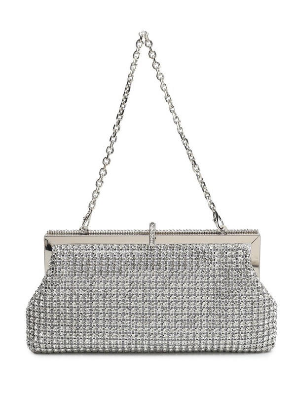 Ručno izrađena večernja clutch torbica s kristalima, kopča za zatvaranje, ramena/crossbody, party torba od poliestera, vertikalni kvadratni oblik, unutarnji pretinac za dokumente