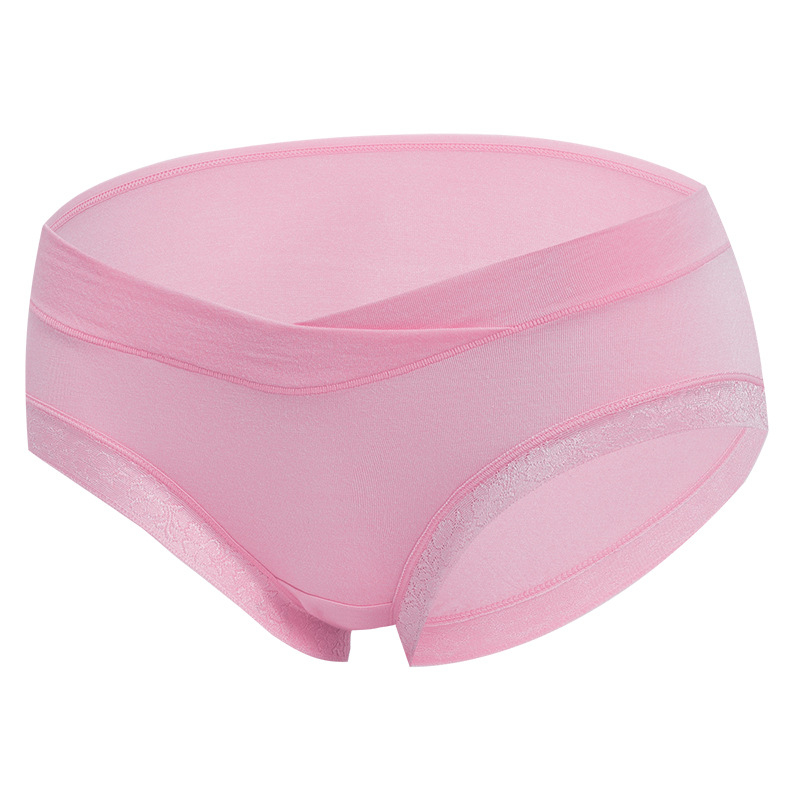 Chiloți de maternitate fără cusături din modal, talie joasă, susținere pentru burtă, căptușeală din bumbac