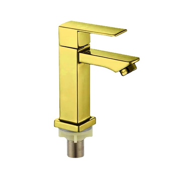 Slavina za umivaonik u kupaonici s ugradnjom u zid, materijal: cinkova legura, jezgro ventila od bakra, promjer sjedala 20 mm, promjer ulaza/izlaza 2 cm, nazivni tlak 1 MPa