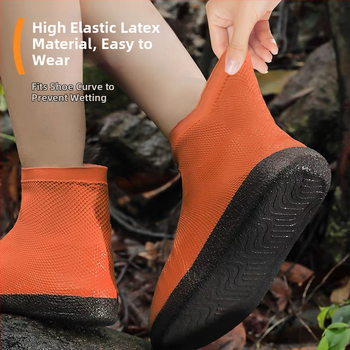 Rainyisi Κάλυμματα Παπουτσιών — Αδιάβροχα, Αντιολισθητικά, Ενισχυμένα και Ανθεκτικά στη Φθορά, Μινιμαλιστικό Στυλ, Φυσικός Καουτσούκ