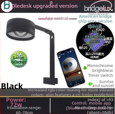 LED rasvjeta za akvarij – originalno ekološka, puni spektar, za slatkovodne akvarije, uključuje nosač