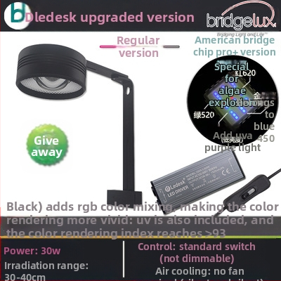 LED rasvjeta za akvarij – originalno ekološka, puni spektar, za slatkovodne akvarije, uključuje nosač