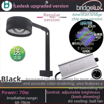 LED rasvjeta za akvarij – originalno ekološka, puni spektar, za slatkovodne akvarije, uključuje nosač