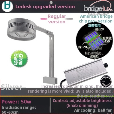 LED rasvjeta za akvarij – originalno ekološka, puni spektar, za slatkovodne akvarije, uključuje nosač