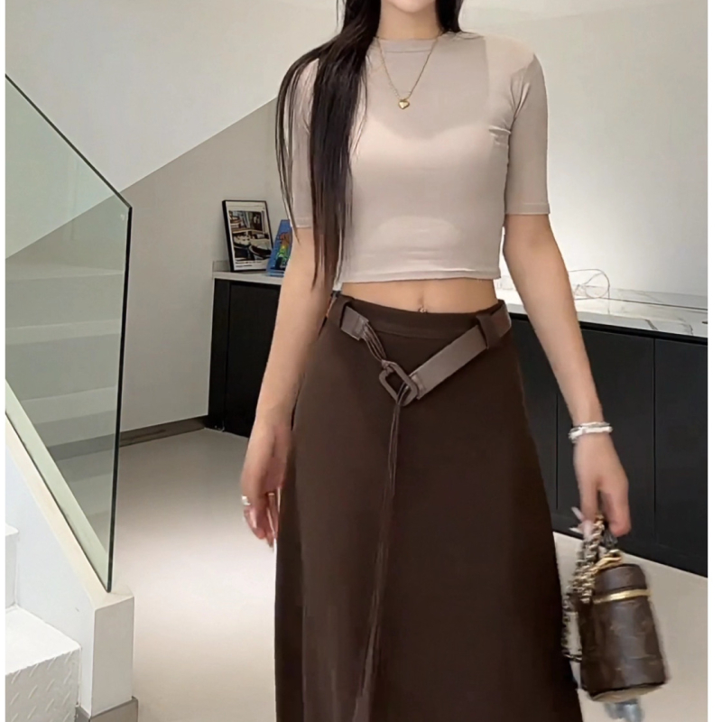 Xmhp ravna mini suknja – jesen 2025, stil Royal Sister, Private Server Socialite