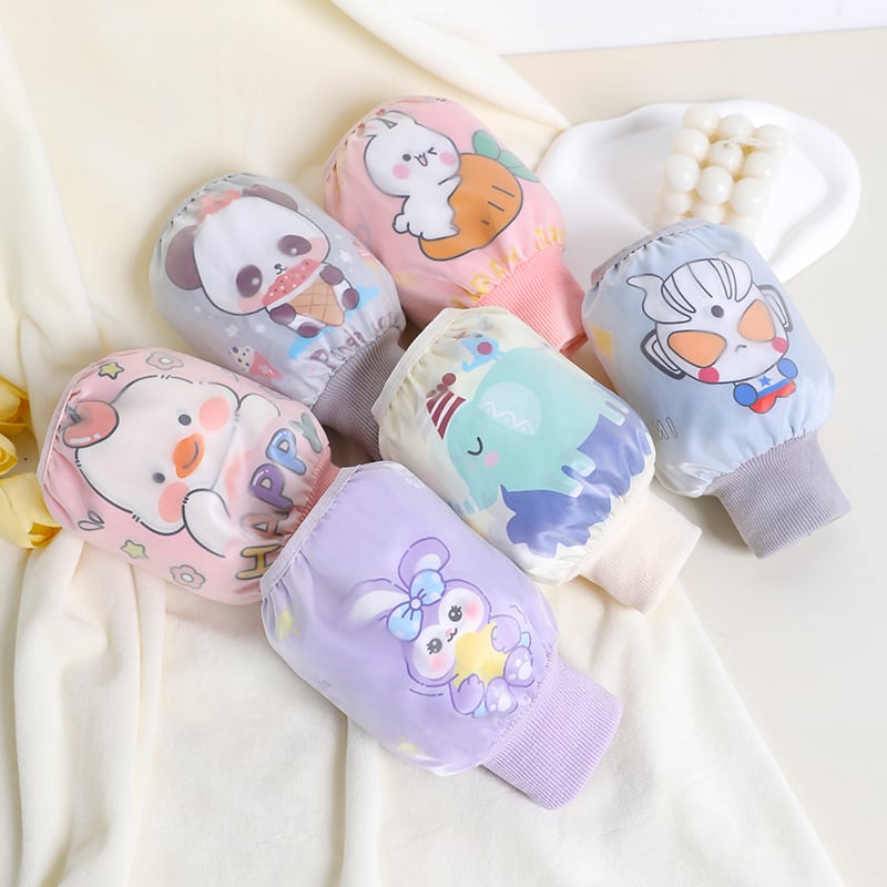 Παιδικό μανίκι γραφής, unisex, με σχέδιο καρτούν, διπλό υδρο-αδιάβροχο και κατά των λεκέδων, Ruiya επίχρισμα, Φθινόπωρο 2025