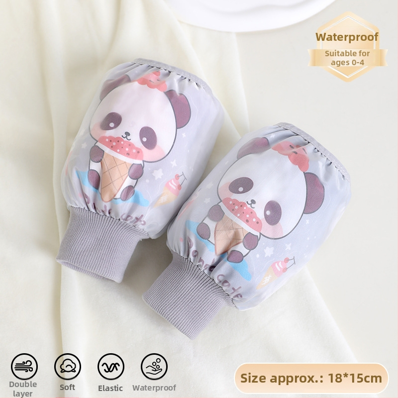 Παιδικό μανίκι γραφής, unisex, με σχέδιο καρτούν, διπλό υδρο-αδιάβροχο και κατά των λεκέδων, Ruiya επίχρισμα, Φθινόπωρο 2025