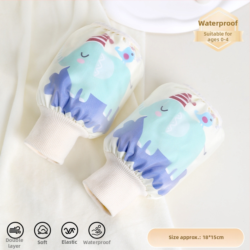 Παιδικό μανίκι γραφής, unisex, με σχέδιο καρτούν, διπλό υδρο-αδιάβροχο και κατά των λεκέδων, Ruiya επίχρισμα, Φθινόπωρο 2025