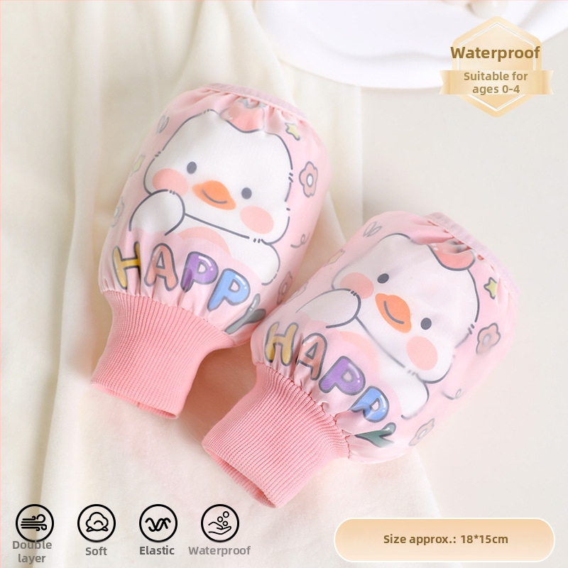 Παιδικό μανίκι γραφής, unisex, με σχέδιο καρτούν, διπλό υδρο-αδιάβροχο και κατά των λεκέδων, Ruiya επίχρισμα, Φθινόπωρο 2025