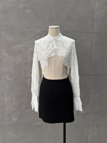 Dantelja šal-bluza za žene, lagana ljetna vanjska majica s dugim rukavima za zaštitu od sunca