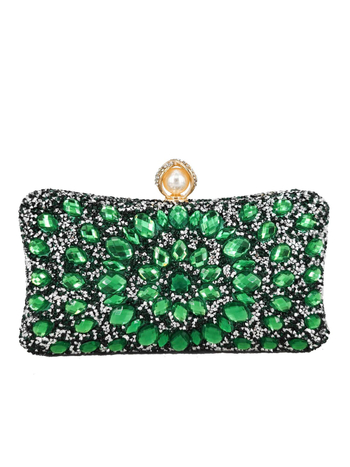 Clutch za banket s motivom suncokreta (Materijal: poliester; Podstava: poliester; Oblik torbice: jastučastog oblika; Unutarnji džep za mobitel; Zaključavanje)