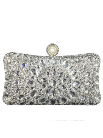 Clutch za banket s motivom suncokreta (Materijal: poliester; Podstava: poliester; Oblik torbice: jastučastog oblika; Unutarnji džep za mobitel; Zaključavanje)