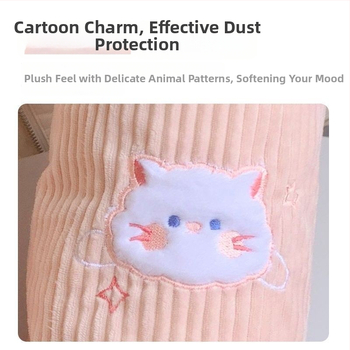 Προστατευτικά μανικιών A-186 για ενήλικες γυναίκες – μαλλί κουνελιού, ανθεκτικά στους λεκέδες, κεντημένα