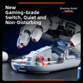 Ασύρματο οπτικό AI ποντίκι μετάφρασης με 1600dpi, 5 πλήκτρα, 2.4G+Bluetooth, PS/2 διασύνδεση, εμβέλεια 10 μ