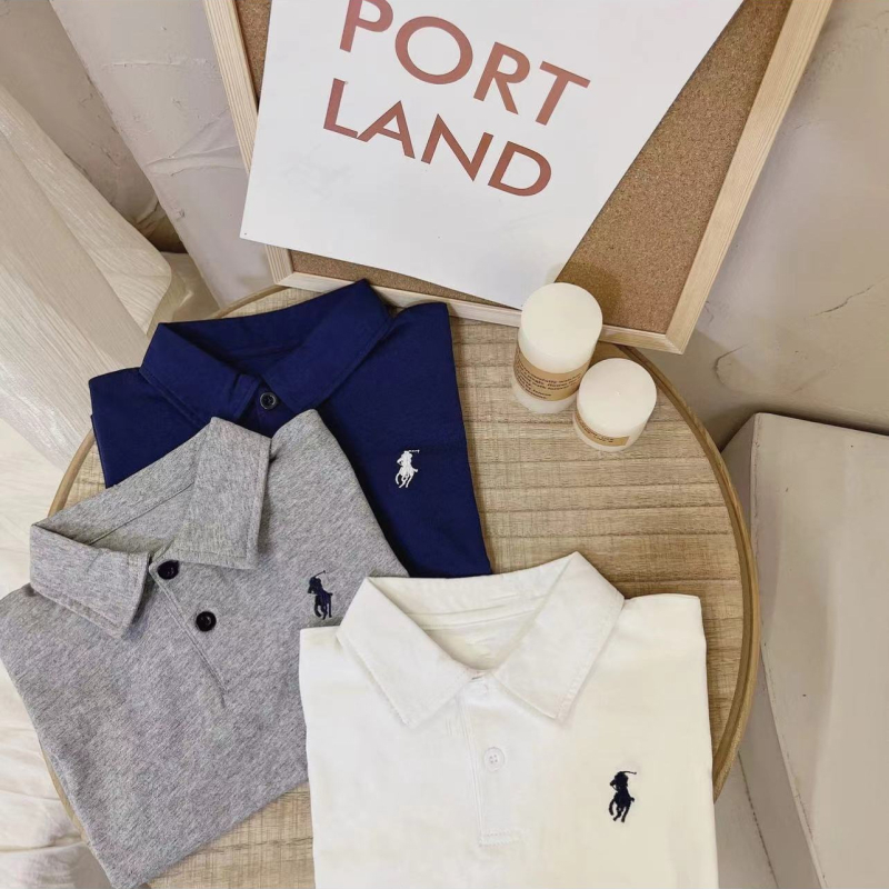 Dječja polo majica u korejskom stilu, pamuk, vezenje, unisex, za djecu 3–8 godina