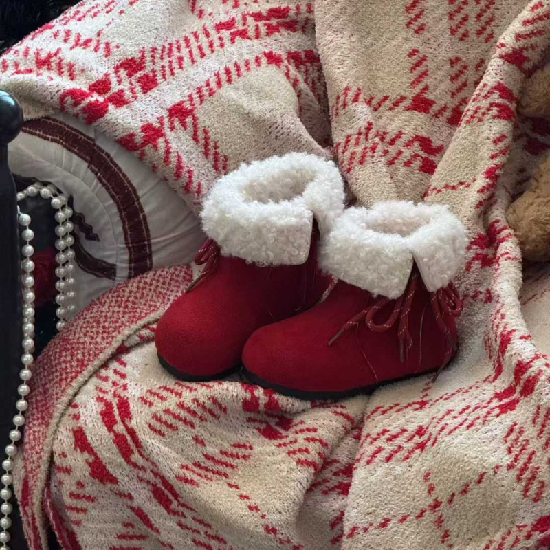 Snežne čizme - unisex, s pamukom podstavljene, gornji dio od sintetičke kože, casual stil, uzrast 7-16 godina