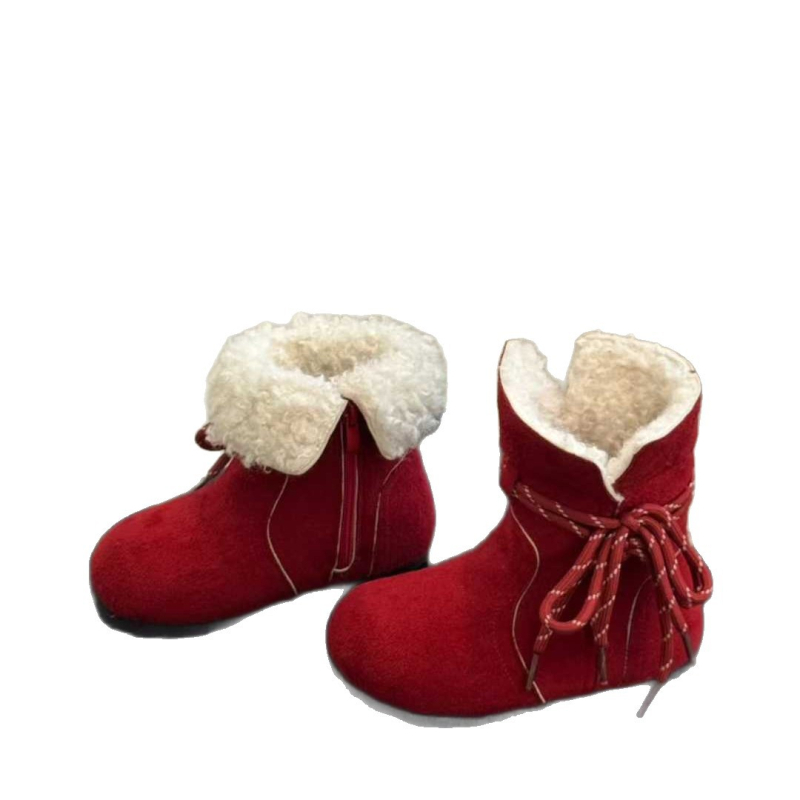 Snežne čizme - unisex, s pamukom podstavljene, gornji dio od sintetičke kože, casual stil, uzrast 7-16 godina