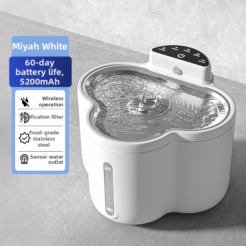 Έξυπνος διανομέας νερού για κατοικίδια με κεραμικό μπολ και φίλτρο — αυτόματη λεκάνη ποτίσματος για γάτες και σκύλους; Υλικά: κεραμικό, ABS, σιλικόνη; Μάρκα Ming Chong; 1 τεμάχιο; Εγκεκριμένη ιδιωτική μάρκα; Έξυπνο