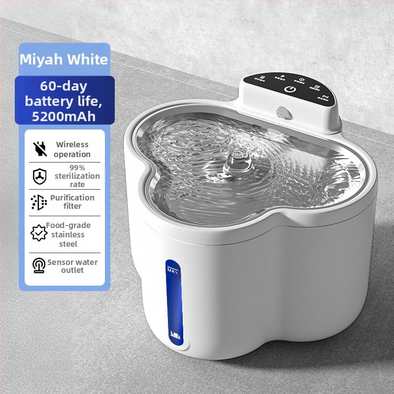 Έξυπνος διανομέας νερού για κατοικίδια με κεραμικό μπολ και φίλτρο — αυτόματη λεκάνη ποτίσματος για γάτες και σκύλους; Υλικά: κεραμικό, ABS, σιλικόνη; Μάρκα Ming Chong; 1 τεμάχιο; Εγκεκριμένη ιδιωτική μάρκα; Έξυπνο