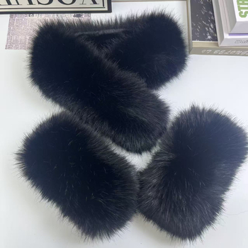 Αποσπώμενο μανσέ από συνθετική γούνα για παλτό – συνθετική γούνα, χειροποίητο, ζεσταίνει τον χειμώνα, για γυναίκες