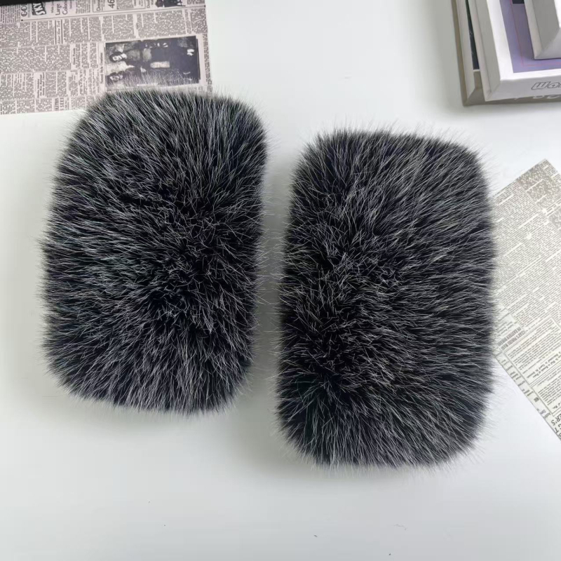 Αποσπώμενο μανσέ από συνθετική γούνα για παλτό – συνθετική γούνα, χειροποίητο, ζεσταίνει τον χειμώνα, για γυναίκες