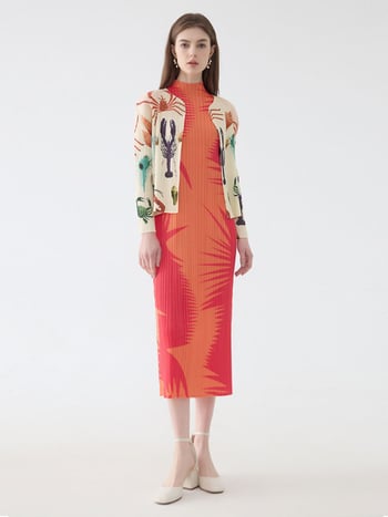 Дамски дълъг ръкав защитен от слънцето кардиган топ, лека материя, без копчета, тесен силует, принт с морски дарове