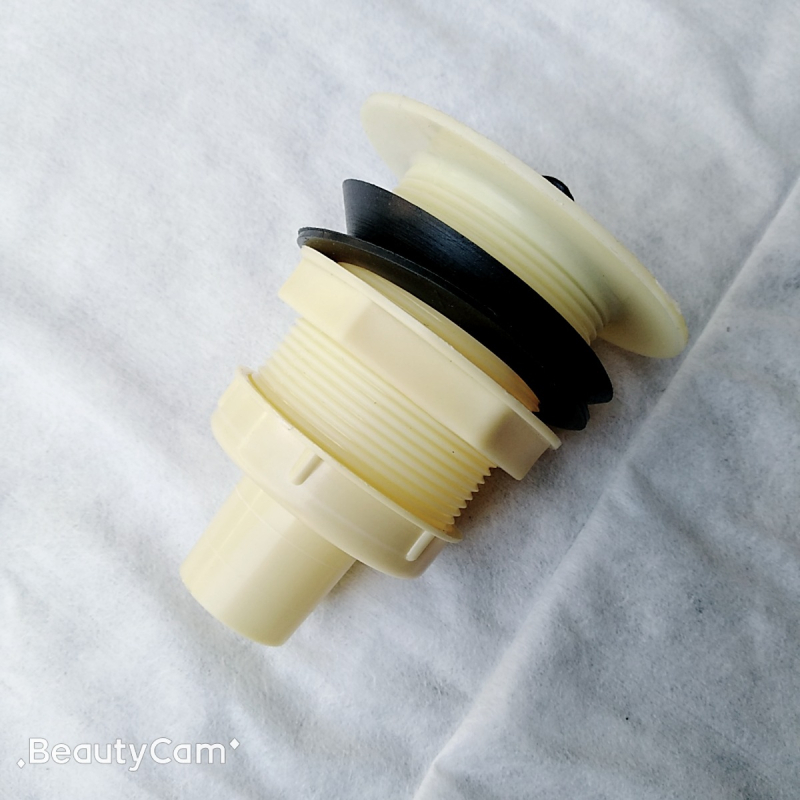 DS-843 Plastični adapter odvoda za umivaonik, PP, Keda, vučni tip, navoj