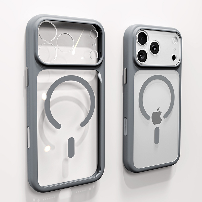 Kristalno potpuno zaštitno magnetsko kućište za iPhone 17 Pro Max - dvostruki stil, PC materijal, toplinski tisak, kompatibilno s iPhone 17/17 Pro/17 Pro Max