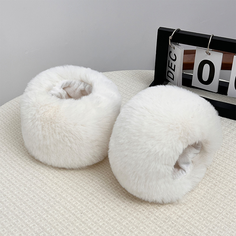 Unisex βραχιόλι καρπού από συνθετική γούνα Rex, φθινοπωρινό-χειμερινό, ζεστό απαλό αξεσουάρ