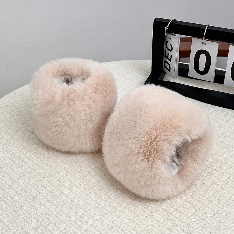 Unisex βραχιόλι καρπού από συνθετική γούνα Rex, φθινοπωρινό-χειμερινό, ζεστό απαλό αξεσουάρ