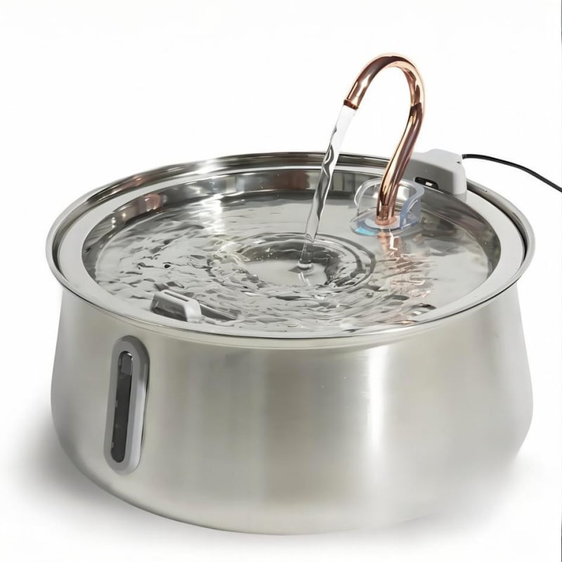 Машина за пиене за домашни любимци — 4L капацитет, неръждаема стомана, автоматично подаване на вода, система за циркулация и филтрация, разглобяем дизайн