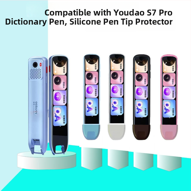 Silikónové ochranné puzdro pre S7Pro pero na čítanie bodov – proti pádu, kožený štýl, elektroplating povrch, prispôsobiteľné