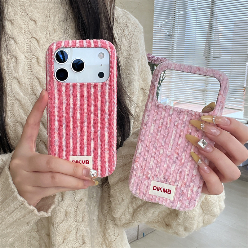 Carcasă pentru iPhone din material catifelat corduroy, protecție completă anti-cadere, construcție prin presare la cald, rezistentă la șocuri și la uzură, anti-amprente; compatibilă cu iPhone 13, 14, 14 Pro, 14 Pro Max, 14 Max