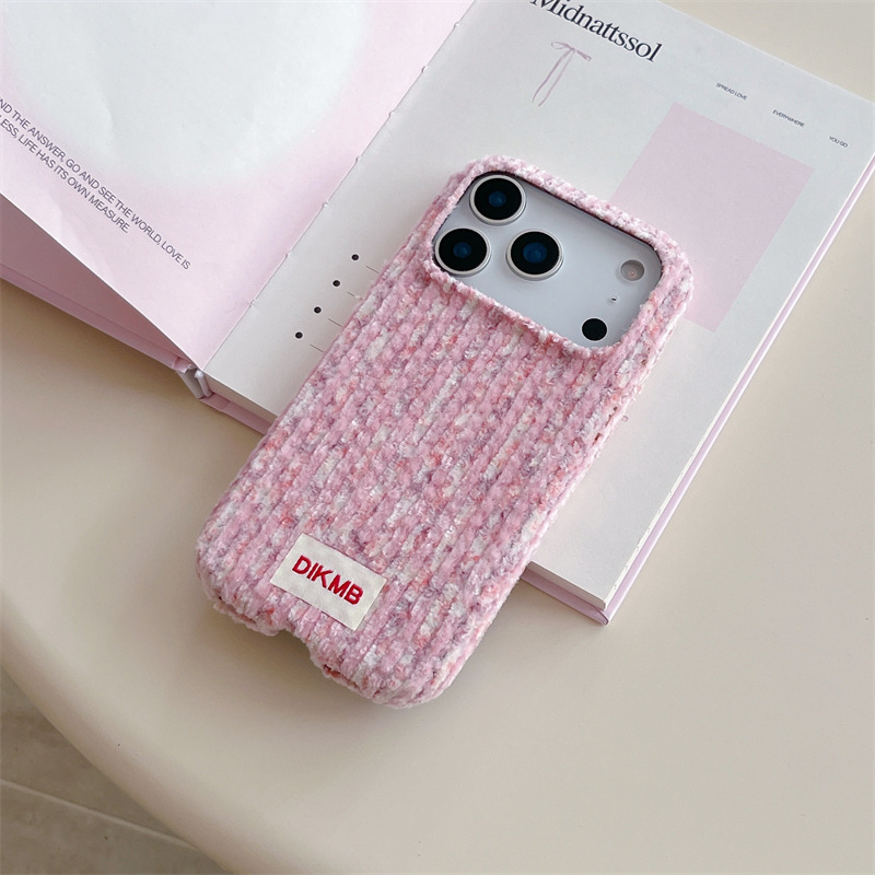 Carcasă pentru iPhone din material catifelat corduroy, protecție completă anti-cadere, construcție prin presare la cald, rezistentă la șocuri și la uzură, anti-amprente; compatibilă cu iPhone 13, 14, 14 Pro, 14 Pro Max, 14 Max