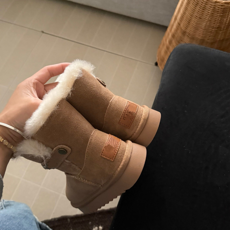 Unisex dječje visoke gležnjače od prave kože, otporno na hladnoću