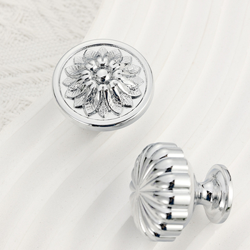 Mâner pentru ușa dulapului - Cupru, Finisaj periat, Model 03, Stil lux ușor