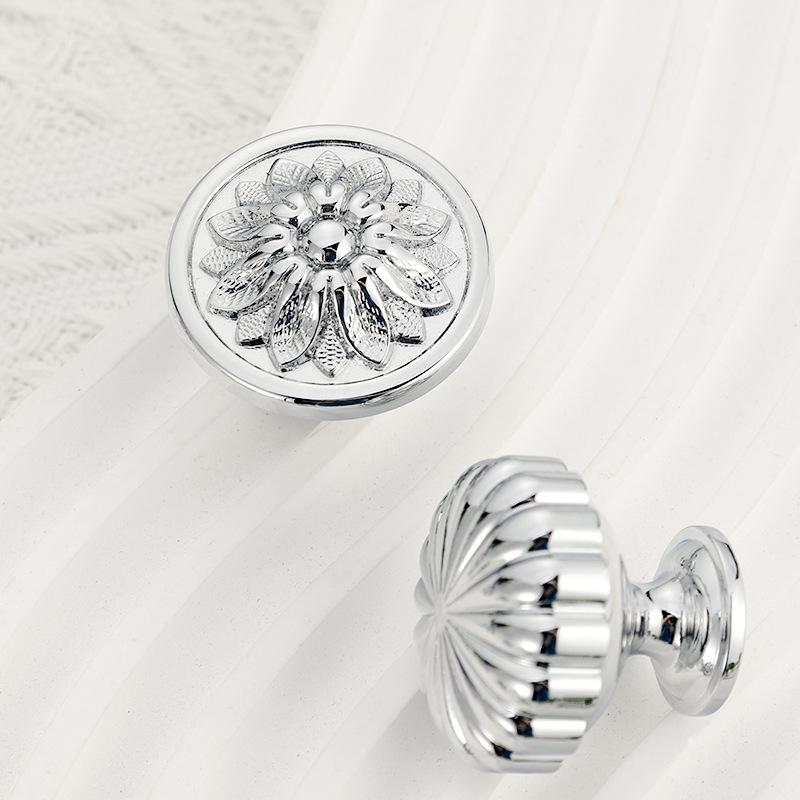 Mâner pentru ușa dulapului - Cupru, Finisaj periat, Model 03, Stil lux ușor