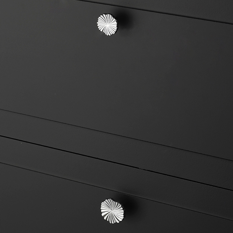 Mâner pentru ușa dulapului - Cupru, Finisaj periat, Model 03, Stil lux ușor