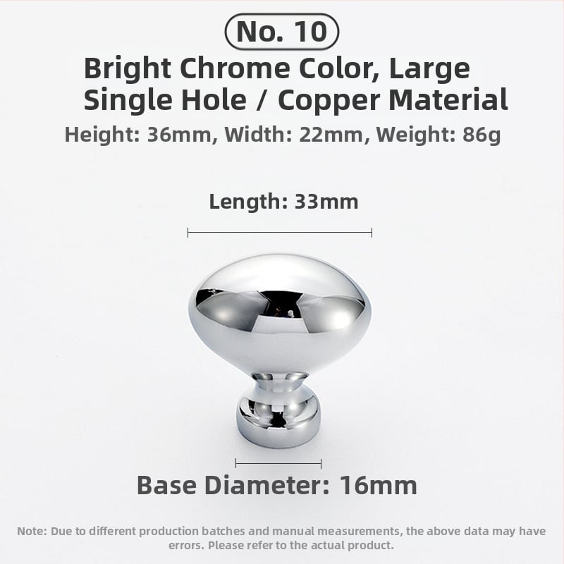 Mâner pentru ușa dulapului - Cupru, Finisaj periat, Model 03, Stil lux ușor