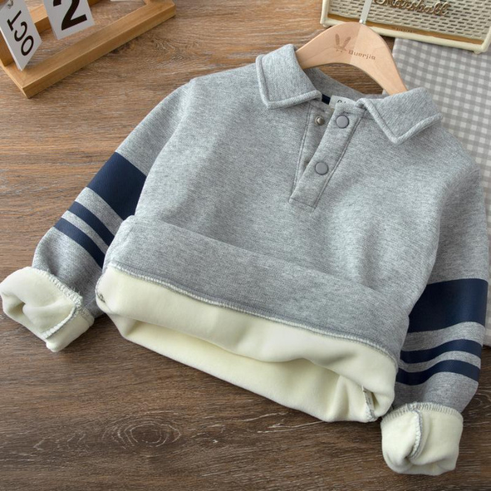 Polo majica za dječake, korejski stil, pamuk, jednobojni uzorak, za djecu od 8 godina