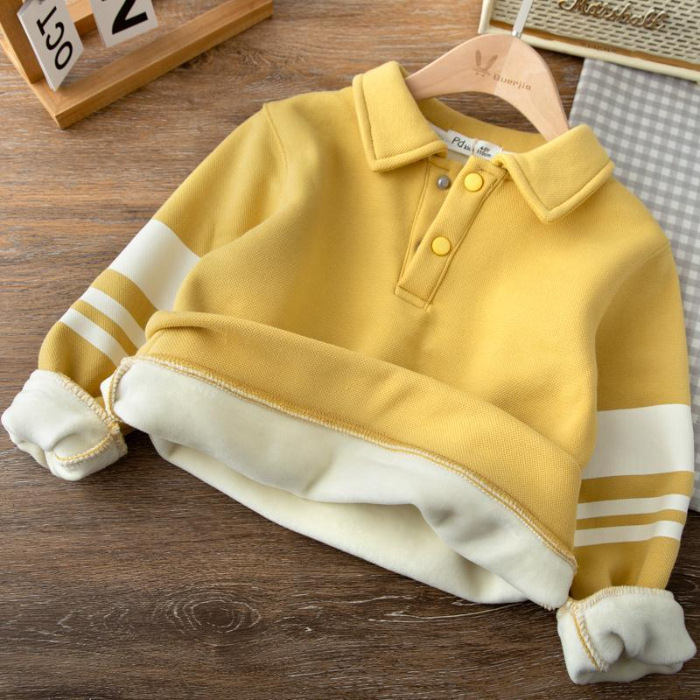 Polo majica za dječake, korejski stil, pamuk, jednobojni uzorak, za djecu od 8 godina
