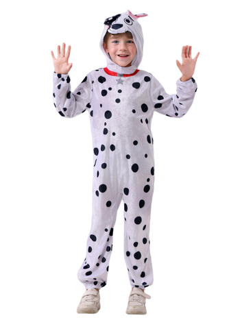 Kostim za transformaciju s dalmatinskim točkama za Halloween, unisex, poliester, 100% poliester, za igre i anime uloge