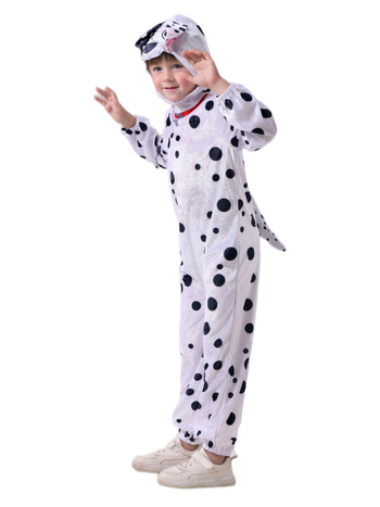 Kostim za transformaciju s dalmatinskim točkama za Halloween, unisex, poliester, 100% poliester, za igre i anime uloge
