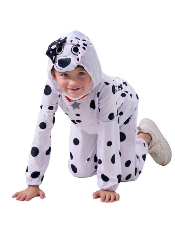 Kostim za transformaciju s dalmatinskim točkama za Halloween, unisex, poliester, 100% poliester, za igre i anime uloge