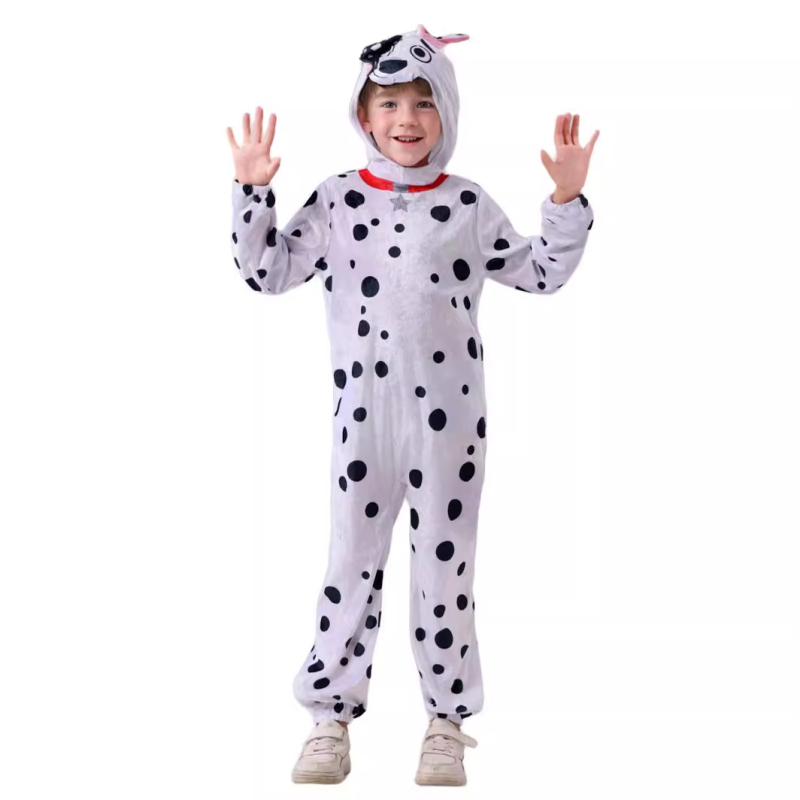 Kostim za transformaciju s dalmatinskim točkama za Halloween, unisex, poliester, 100% poliester, za igre i anime uloge